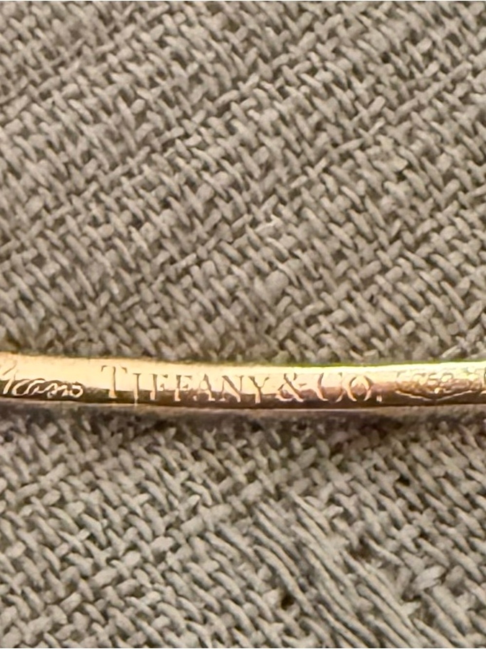Tiffany & Co. 18KT Gold Bangle with Signature Blue Presentation - Picture 2 of 10